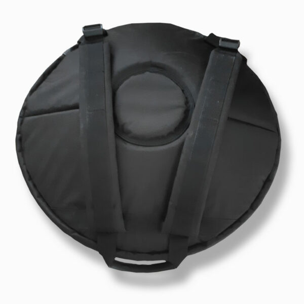Abbildung: Handpantasche, Farbne schwarz mit Schulter-Tragegurte